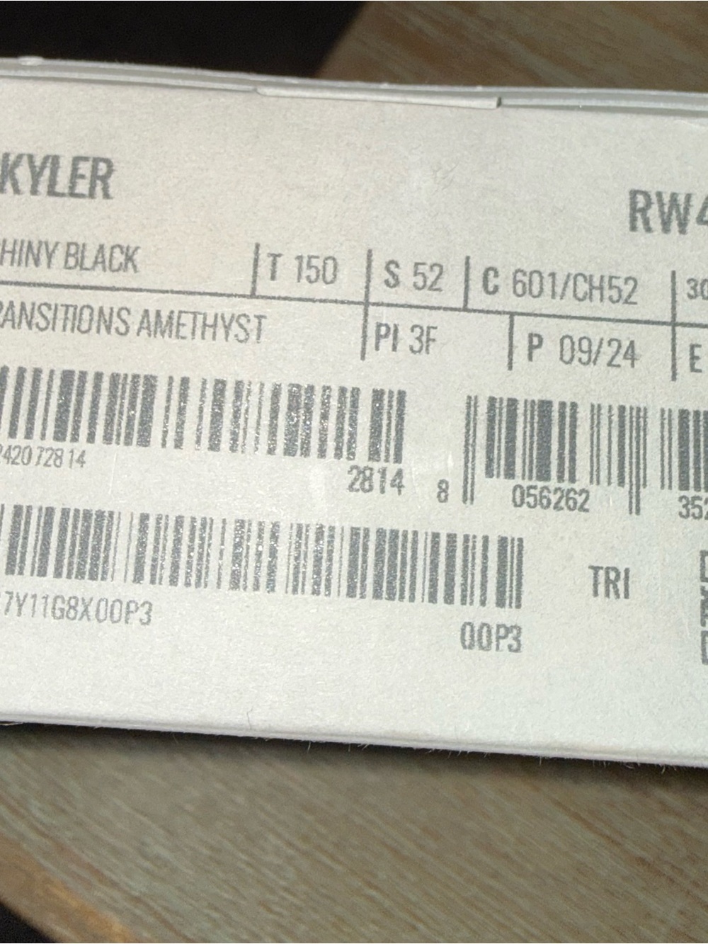 AI Meta Ray-Ban Black Frames with Blue Lenses Skyler-Transition style Glasses. - Picture 2 of 7